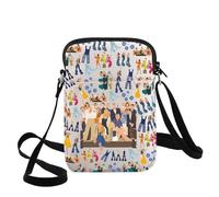 WZMPA Mamma Mia Musical Crossbody Bag Donna & Rosie & Tanya Fans Gift Mamma Mia Character Shoulder Bag Broadway Mamma Mia Merch (Mamma Mia CB)
