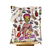 WZMPA Mars Alien Tote Bag Mars Movie Fans Gift ACK Bug Eyed Aliens Shopping Grocery Bag Mars Martian Merchandise, Ack Tg, L