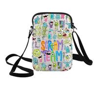 WZMPA Mike & Sully Crossbody Bag Mike & Sully Fans Gift Scream Team Monster Adjustable Strap Bag Mike & Sully Merch, Scream Team Cb, Fit