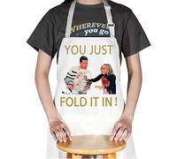 WZMPA Moira Rose Quote Kitchen Apron David Fans Gift You Just Fold It In Adjustable Apron With Pocket For Baking, Fold It in Wapron