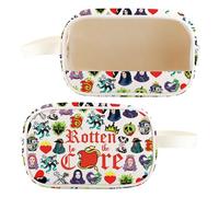 WZMPA Movie Canvas Tote Bag Mal Evie Fans Gift Rotten To The Core Shoulder Bag Evil Queen Merchdise (Rotten core 2-CMB)