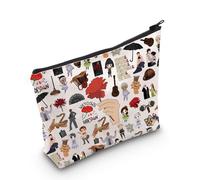 WZMPA Multicolour Cosmetic Bag Hades Town Broadway Musical Inspired Gift Zipper Pouch Bag Fit For Women Storage Travel