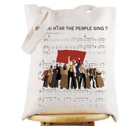 WZMPA Musical Tote Bag Cosette Fans Gift Do You Hear The People Sing Romantic Shoulder Bag, The People Sing -T, L, Tote Bag
