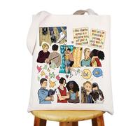 WZMPA Nick & Charlie Pride Tote Case Nick & Charlie Fans Gift Nick & Charlie Inspired Shopping Grocery Bag, Hi Hi Tg, L