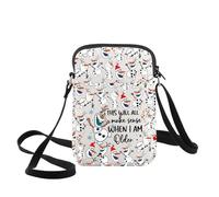 WZMPA Olaf Crossbody Bag Snowman Olaf Lover Gift Cartoon Movie Shoulder Bag Olaf Merchandise, When I Am-cb, 5.7 * 8.45 inches