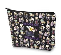 WZMPA Owl House King Cosmetic Bag Owl Fans Gifts Tremble Before Me King Makeup Zipper Pouch Bag for Movie Fans (Tremble Before Me F Bl)