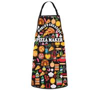 WZMPA Pizza Lover Adjustable Apron With Pocket Pizza Chef Gifts World's Greatest Pizza Maker Apron For Men Women, Pizza Maker F Ap