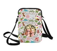 WZMPA Rachel & Tanya Crossbody Bag Lotus Fans Gift Shane & Rachel Adjustable Strap Bag Hawaii Vacation TV Show Merch (trying to murder me CB)
