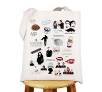 WZMPA Salvatore Brothers Reusable Tote Bag Elena Gilbert Fans Gift Vampire TV Series Shopping Grocery Bag Vampire Merchandise, Big Bad Tg, L