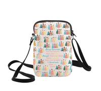 WZMPA Schuyler Sisters Crossbody Bag Angelica & Eliza & Peggy Fans Gift You Are Braver Stronger Smarter Than You Think Hamilton Musical Shoulder Bag (Always Eliza&Peggy CB)
