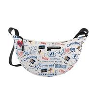 WZMPA Singer Album Crossbody Bag Singer Concert Gift Singer Lyric Fans Shoulder Bag Singer Merchandise (Kill Bill JZB)