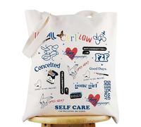 WZMPA Singer Album Tote Bag Singer Concert Gift Singer Lyric Fans Reusable Grocery Bags Singer Merchandise, Kill B Tote, L