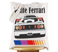 WZMPA Singer Album Tote Bag Singer Musical Gift White Ferrari Reusable Grocery Bag Singer Merchandise (White Ferrari TG)