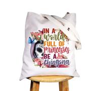 WZMPA Sugar Skull Cosmetic Makeup Bag Mexican Dia De Los Muertos Gift in A World Full of Princesses Be A Chingona Zipper Pouch Bag for Women Girls, Be Chingona TG, Fit