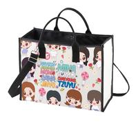 WZMPA Twice Cosmetic Bag K-pop Group Gift Korea-Pop Singer Fans Makeup Zipper Pouch Bag Singer Merchandise, K-pop Twice-TB, Cosmetic Bag