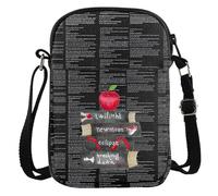 WZMPA Twilight Crossbody Bag Edward Cullen & Bella Swan Fans Gift Twilight Edward Shoulder Bag Bella Swan Merchandise (Twilight Book Bl CB)
