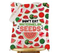 WZMPA Watermelon Tote Bag Fruit Lover Gift Don't Eat Watermelon Seeds Reusable Grocery Bag Watermelons Merchandise (Watermelon Seeds TG)