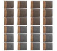 WZMYO 24 Pcs Leather Wallets for Men Bulk -Thank You Gifts for Employees Appreciation-Christmas Gift for Coworkers Men Father's Day (12 Black+12 Coffee)