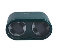 Wzmzjy Automatic Double Watch Storage Case with LED Ambient Light, Silent, for Men and Women, and Anti- Protection, Green