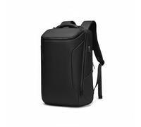 Wzmzjy Laptop Backpack Laptop Bag Computer Backpack Travel Backpack With Curved Shoulder Straps And Structured Shell For Protection suitable for commuting, Black, Black, 19