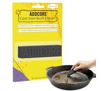 Wzporzst Rust Eraser, Premium Rust Remover for Cast Iron Pans, Knives & Tools, Hard Anodized Cookware and Other Pots, Remove Rust from Any Metallic Surface - 1 Pieces