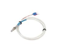 WZPT-02 M8 Screw PT100 Type Wire Cable Thermocouple Temperature Sensor 1Pcs(PT100 5M M8)