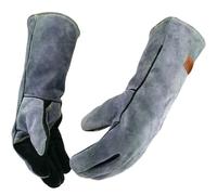 WZQH 16 Inches,932,Leather Forge Welding Gloves,