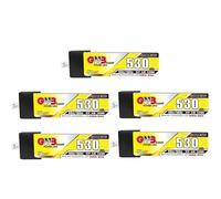 WZQOZSH 5PCS for GNB HV 1S 2S 3S 4S 6S for LiPo Battery 530mAh 90C/180C PH2.0/XT30U-F Plug For RC Helicopter Quadcopter FPV Racing Drone(Yellow)