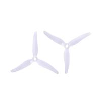 WZQOZSH For 2 pairs/4 pcs for Gemfan 51433 5inch 3 blade/tri-blade Propeller Props CW CCW Brushless motor for FPV for Racing drone(2pairs 51433 clear)