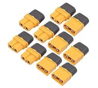 WZQOZSH For AMASS Connector XT60 XT60H XT60PCB XT30U XT90 XT90H XT90S MT60 Plugs with Sheath Male Female For FPV Drone Battery(5pair XT60H)