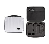 WZQOZSH for DJI for Avata Goggles 2 Pro-View Combo Carrying Case Storage Shockproof for Waterproof Hard Shell Box Accessories(Silver Black)