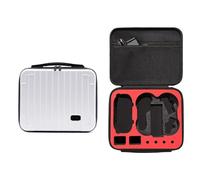 WZQOZSH for DJI for Avata Goggles 2 Pro-View Combo Carrying Case Storage Shockproof for Waterproof Hard Shell Box Accessories(Silver Red)