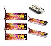 WZQOZSH For TREANTY 1S 720MAH 3.8V 80C Max 160C 4.35V HV Lipo battery for M80S Tiny7 Beta75S Emax for Tinyhawk for Snapper7 Drone with PH2.0 Plug(5Pcs H4.35V)