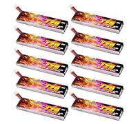 WZQOZSH For TREANTY 1S 720MAH 3.8V 80C Max 160C 4.35V HV Lipo battery for M80S Tiny7 Beta75S Emax for Tinyhawk for Snapper7 Drone with PH2.0 Plug(6Pcs H4.35V)