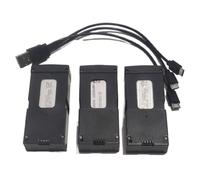WZQOZSH For V182 MAX Drone 3.7V 2000mAh for Lithium Battery 3PCS With 1to2 USB Charging