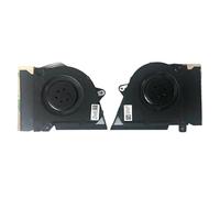 WZQOZSH Laptop CPU GPU Cooling Fan for ROG for Zephyrus G14 GA401 GA401I GA401IV GA401IU Cooler 13NR03F0AP0101 DC12V 4pins(A pair of fans)