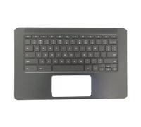 Wzqrps New Replacement for HP Chromebook 14 14A G5 14-CA 14-DB TPN-Q204 Laptop Upper Case Palmrest Keyboard Assembly Part L14354-001 L14355-001 L14356-001 L46581-001 L17093-001 L46013-001 kc-1118-4