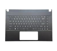 wzqrps New Replacement for MSI GS66 P66 Stealth Laptop Upper Case Palmrest RGB Backlit Keyboard Assembly Part MS-16V1 3076V1C214 16V2 16V3 16V4 Black