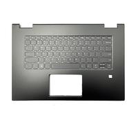 wzqrps Replacement for Lenovo Yoga 730-15IKB 730-15IWL Laptop Upper Case Palmrest Backlit Keyboard Assembly Part 5CB0Q96479 AM27G00C00 AM27G000A10
