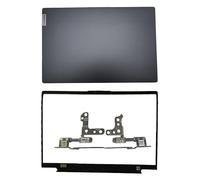 Wzqrps Replacement Laptop LCD Cover Back Rear Top Lid Hinges Front Bezel for Lenovo ideapad 5 15IIL05 15ARE05 15ITL05 15ALC05 5-15IIL05 5-15ARE05 5-15ITL05 5-15ALC05 5CB0X56073 5CB0Z31048 (Gray)