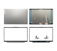 Wzqrps Replacement Laptop LCD Cover Back Rear Top Lid Hinges Front Bezel for Lenovo ideapad 5 15IIL05 15ARE05 15ITL05 15ALC05 5-15IIL05 5-15ARE05 5-15ITL05 5-15ALC05 5CB0X56071 5CB0X56524 Silver