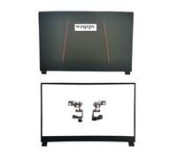 wzqrps Replacement Laptop LCD Cover Back Rear Top Lid with Front Bezel Hinges for MSI GE75 GP75 GR75 Raider 8SG 8SF 8RE 8RF MS-17E1 E2 MS-17E4 MS-17E7 3077E2A211Y311 3077E2A213Y 3077E2A213 Black