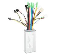WZSASE Electric Cycle Controller 500W | 36V 48V Brushless Square Pattern Controller for Motor Upgrade | Heat Dissipation Metal Housing/Easy Installation | Includes Lamp Wire & Manual