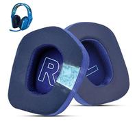 Wzsipod Cooling Gel Replacement Ear Cushions for Logitech G733 G535 G335 Lightspeed Wireless Gaming Headset, Ear Cushions Made of Durable Ice Silk Fabric, Noise Isolating Foam (Blue)