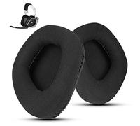 Wzsipod Premium Fabric Earpads for Corsair Void Pro, Elite, RGB, SE, USB, Wireless - Durable Comfort, Compatible with Void RGB Elite, Void v2, Void Surround (Black)