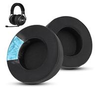Wzsipod Premium Replacement Ear Pads for Corsair Virtuoso - Cool Gel and Comfort Fabric for Virtuoso RGB Wireless/SE/XT - Superior Comfort and Quality (Black)