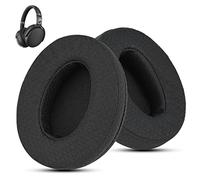 Wzsipod Replacement ear pads for Sennheiser HD 4.50BT/HD 4.50BTNC/HD4.50SE/HD4.40BT/HD4.30G/HD4.20S/HD458BT/HD 450/HD450BT/HD400S/HD350BT headphones - breathable fabric material（Black）