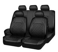 WZSSDRT Car Seat Covers 9PCS Full Set for Passport 2000-2023, Full Interior Protection, Soft PU Leather Seat Covers for Front and Rear Seats Breathable Design,Black quilting