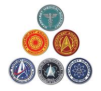 WZT 6 Pieces Military Tactical Patch Individuality Patches Embroidered,United States Space Force,Science Patch,Starfleet Medical Academy PACTH,Starfleet Academy Patches Set