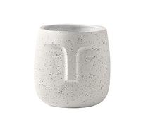WZTHLF Flower Plant Pots Indoor,Nordic Human Face Ceramic Vase Flowerpot Succulent Green Plant(White,14cm)